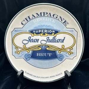 Jean Julliard Champagne BIA 6 in plate